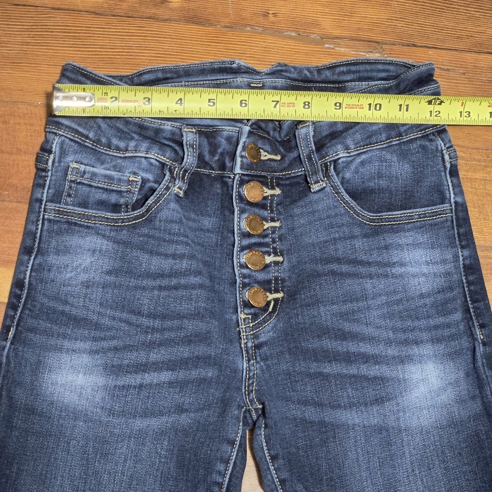 KanCan High Rise Sculpting Jeans Button Fly Dark Wash Stretch Womens 27 VBK1767S - Picture 11 of 15